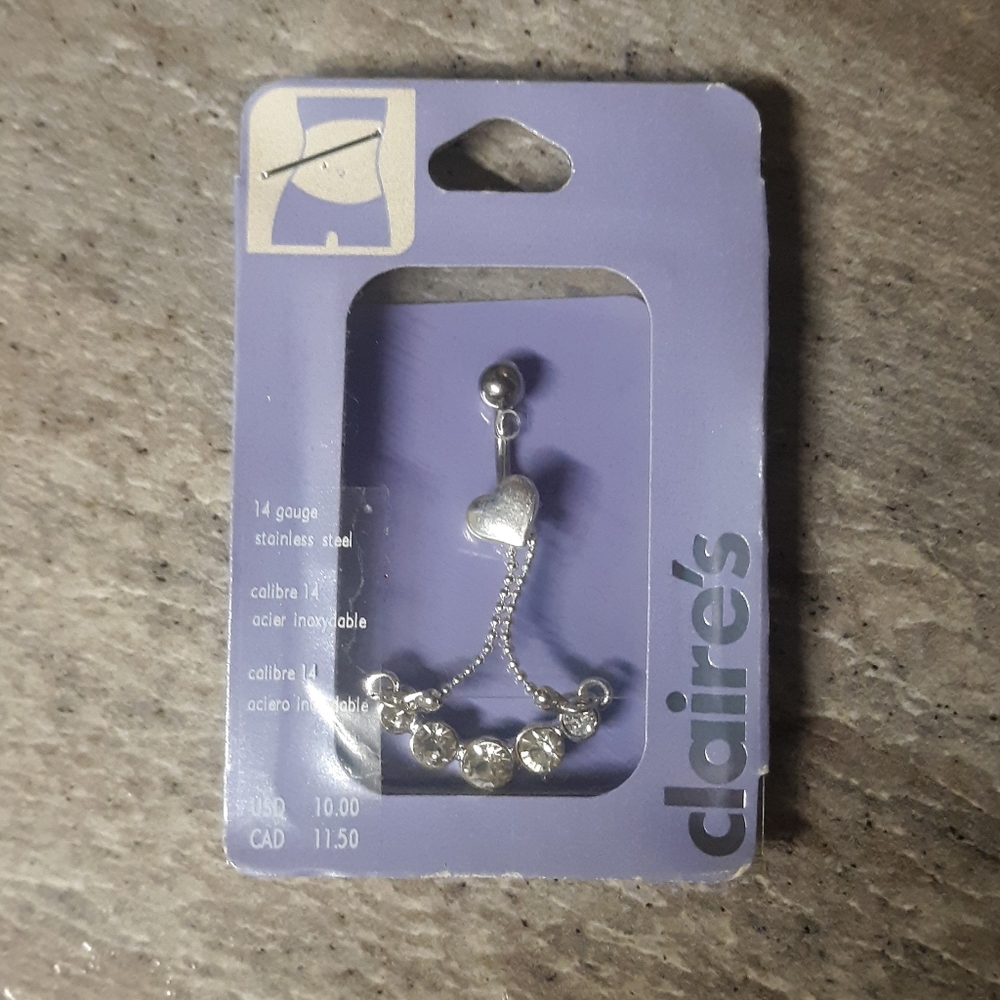 Heart Belly Button Ring
